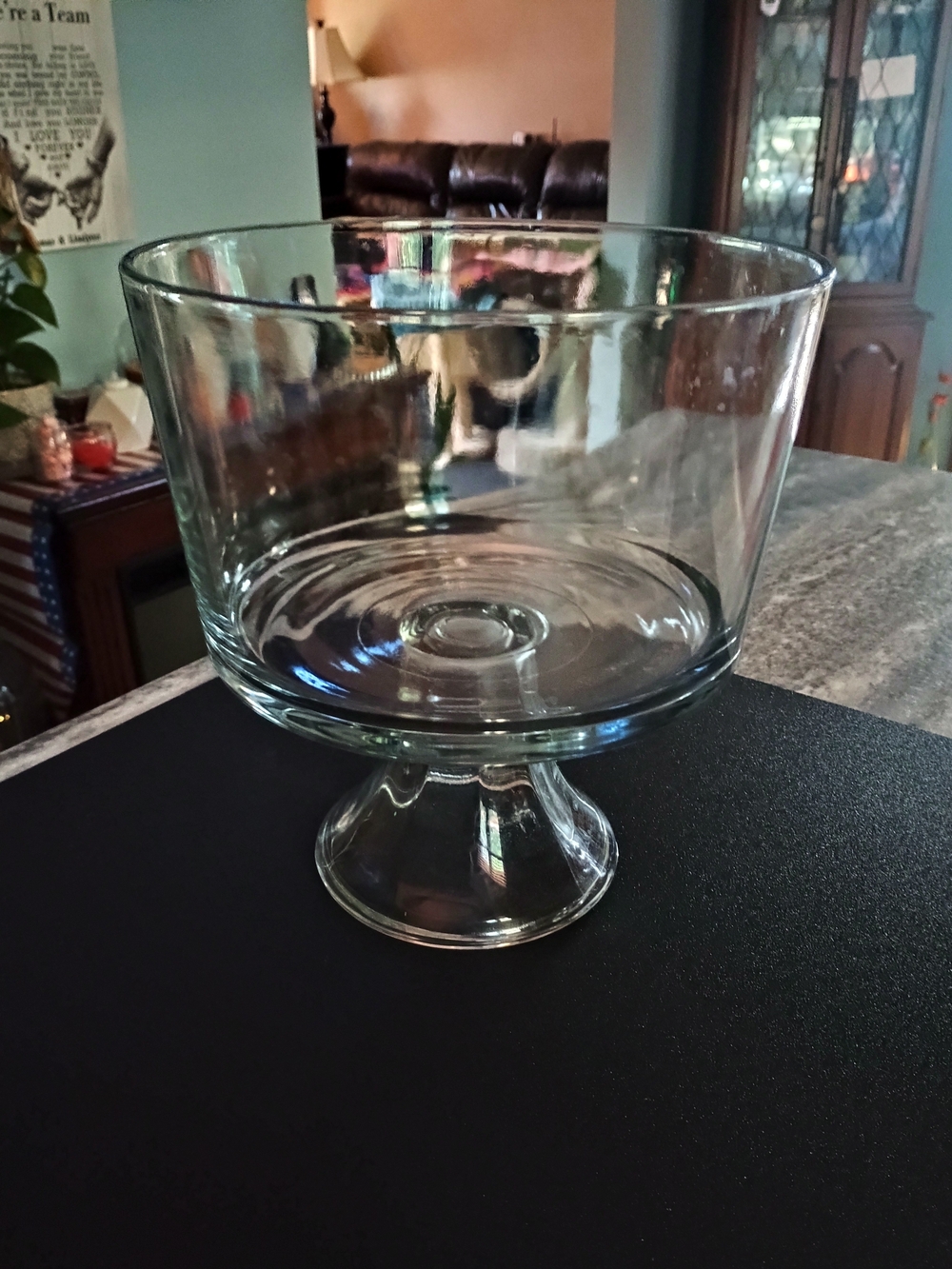 Trifle, Dessert Bowl  Anchor Hocking Savannah All Glass 4 1/4  In Weight.